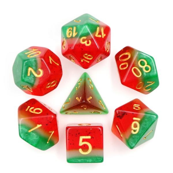 Watermelon RPG Dice Set