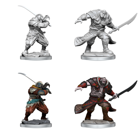 Magic: the Gathering Unpainted Miniatures: Zurgo Helmsmasher & Unyielding Krumar