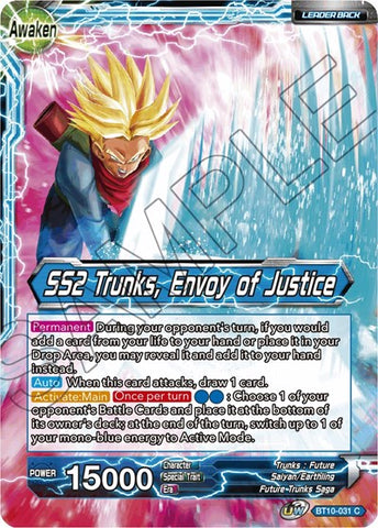 Trunks // SS2 Trunks, Envoy of Justice [BT10-031]
