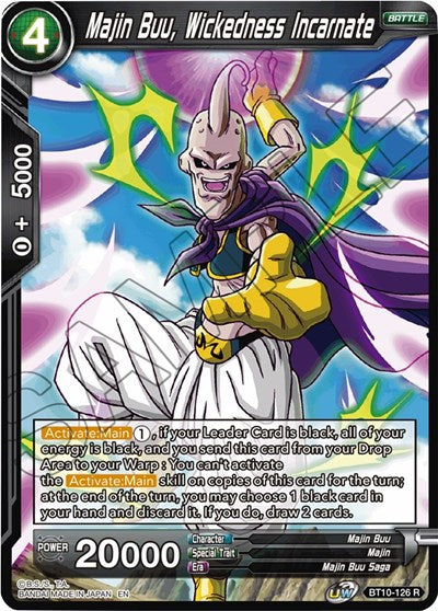 Majin Buu, Wickedness Incarnate [BT10-126]