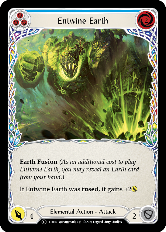 Entwine Earth (Blue) [U-ELE096] Unlimited Rainbow Foil