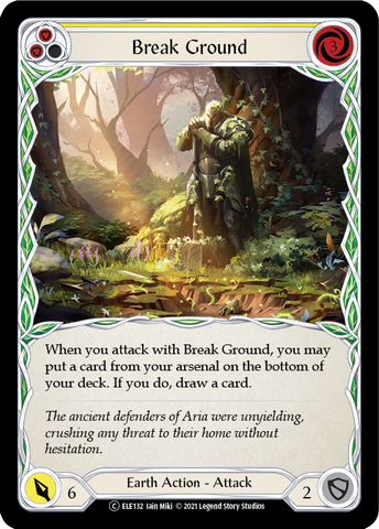 Break Ground (Yellow) [U-ELE132] Unlimited Normal