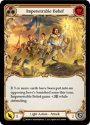 Impenetrable Belief (Red) (Rainbow Foil) [U-MON075-RF] Unlimited Rainbow Foil