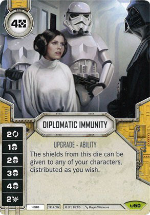 Diplomatic Immunity (Sold with matching Die)