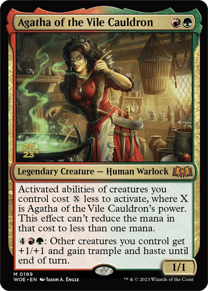 Agatha of the Vile Cauldron [Wilds of Eldraine Prerelease Promos]