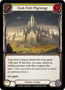 Dusk Path Pilgrimage (Yellow) (Rainbow Foil) [U-MON111-RF] Unlimited Rainbow Foil