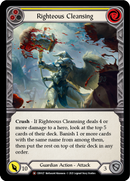 Righteous Cleansing (Rainbow Foil) [CRU027-RF] Unlimited Rainbow Foil