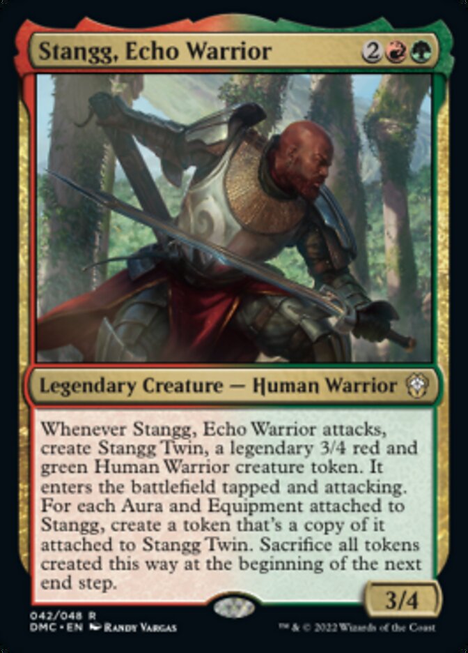 Stangg, Echo Warrior [Dominaria United Commander]