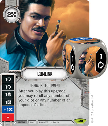 Comlink (Sold with matching Die)
