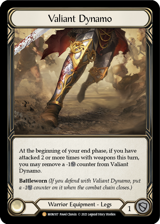 Valiant Dynamo (Cold Foil) [MON107-CF] 1st Edition Cold Foil