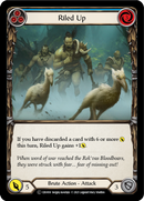 Riled Up (Blue) (Rainbow Foil) [CRU018-RF] Unlimited Rainbow Foil