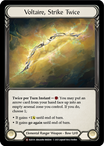 Voltaire, Strike Twice [U-ELE034] Unlimited Rainbow Foil