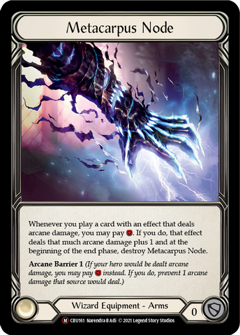 Metacarpus Node (Rainbow Foil) [CRU161-RF] Unlimited Rainbow Foil