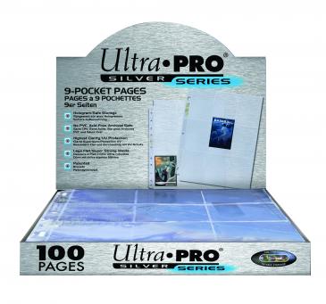 Ultra Pro - 9-Pocket Silver Series Page for Standard Size Cards