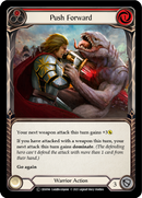 Push Forward (Red) (Rainbow Foil) [CRU094-RF] Unlimited Rainbow Foil