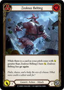 Zealous Belting (Blue) (Rainbow Foil) [U-MON295-RF] Unlimited Rainbow Foil