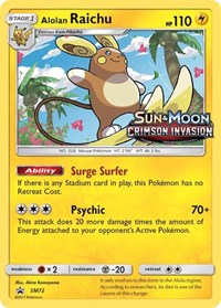 Alolan Raichu (SM72) (Prerelease Promo) [Sun & Moon: Black Star Promos]