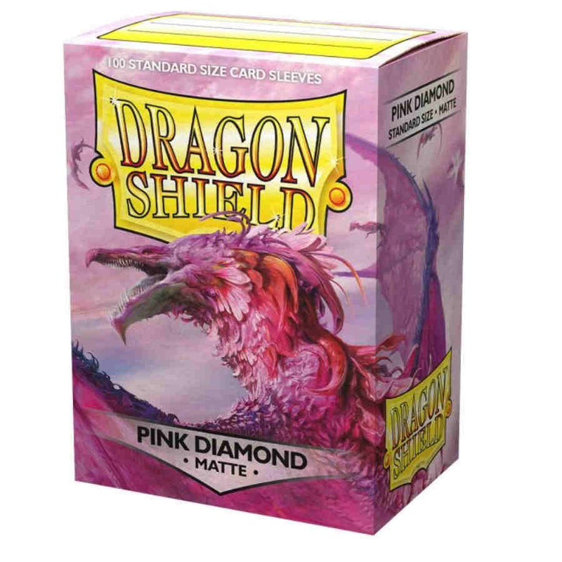 Dragon Shield Box of 100 in Pink Diamond Matte