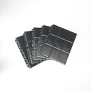 Gamegenic 18-Pocket Pages Side-Loading 50 Pages Single Sheet - Black