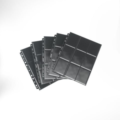 Gamegenic 18-Pocket Pages Side-Loading 50 Pages Single Sheet - Black