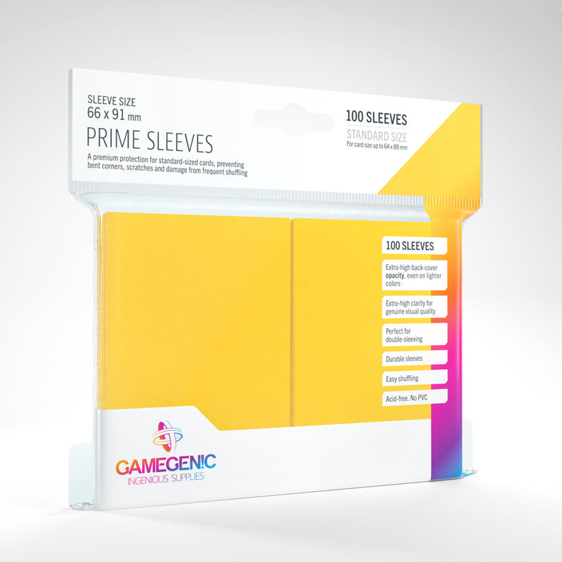 Gamegenic - Prime Sleeves - Yellow (100)