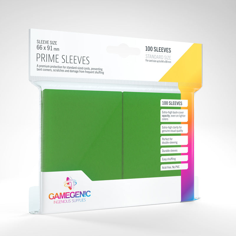 Gamegenic - Prime Sleeves - Green (100)