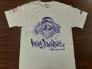 Hairy Tarantula T-shirts - White - Retro Logo -