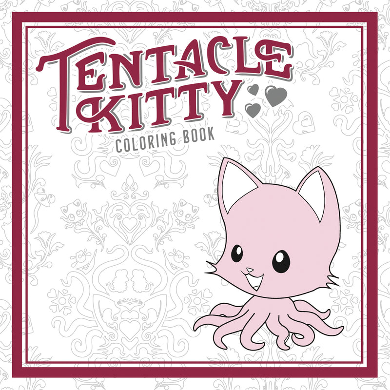 Tentacle Kitty Coloring Book Sc