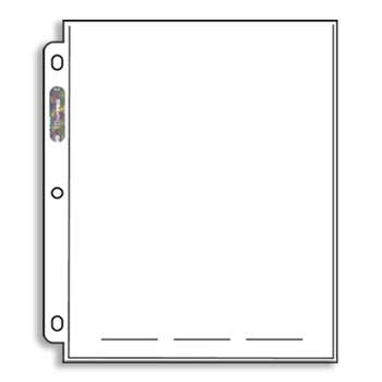 Ultra Pro 1 Pocket Binder Sheet