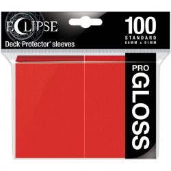 Ultra Pro - Standard Deck Protectors: Eclipse Pro-Gloss Apple Red 100 ct