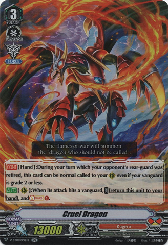 Cruel Dragon - V-BT01/019EN - RR