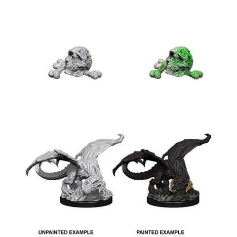Nolzur's Marvelous Miniatures: Black Dragon Wyrmling