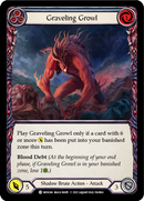 Graveling Growl (Blue) (Rainbow Foil) [MON146-RF] 1st Edition Rainbow Foil