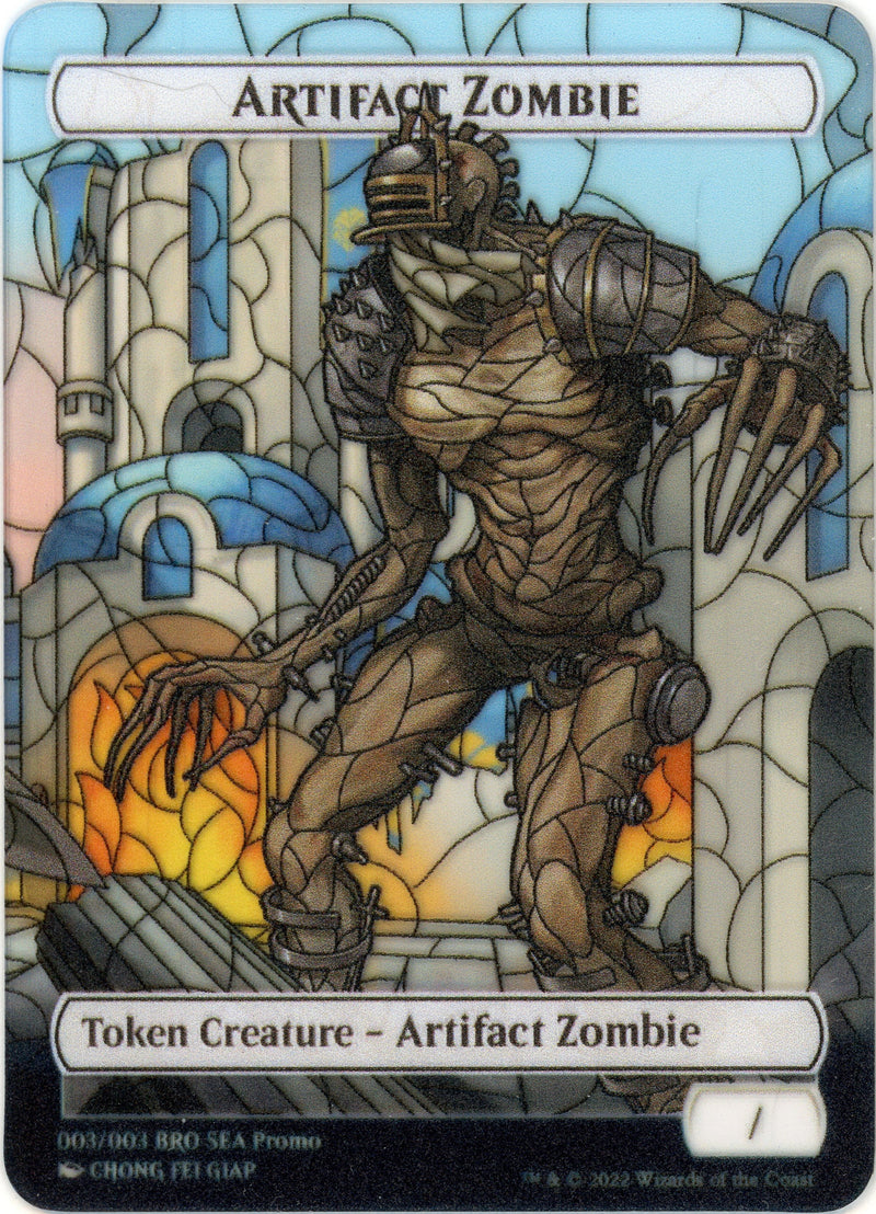 Artifact Zombie Token (SEA Exclusive) [The Brothers' War Tokens]