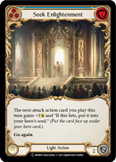 Seek Enlightenment (Blue) (Rainbow Foil) [U-MON083-RF] Unlimited Rainbow Foil