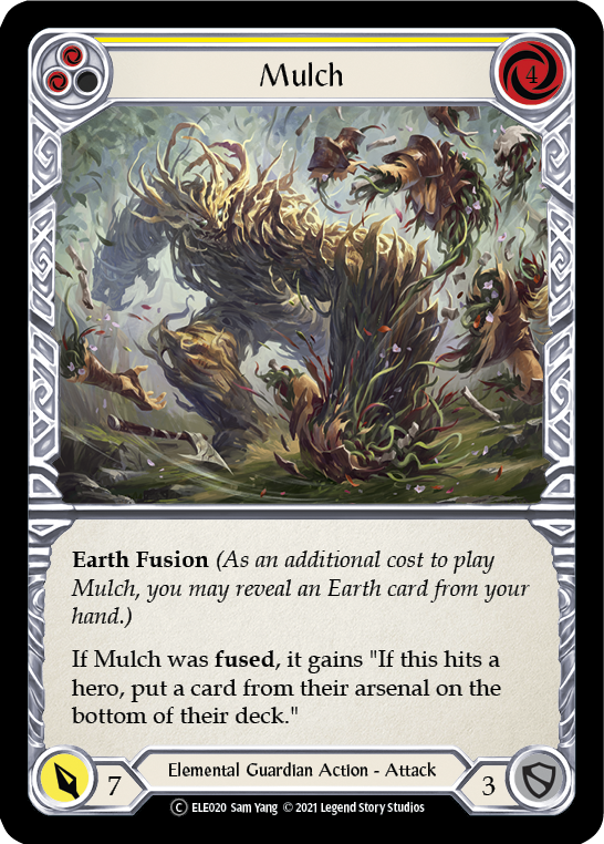 Mulch (Yellow) [U-ELE020] Unlimited Rainbow Foil