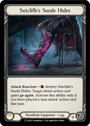 Sutcliffe's Suede Hides [U-ELE225] Unlimited Rainbow Foil