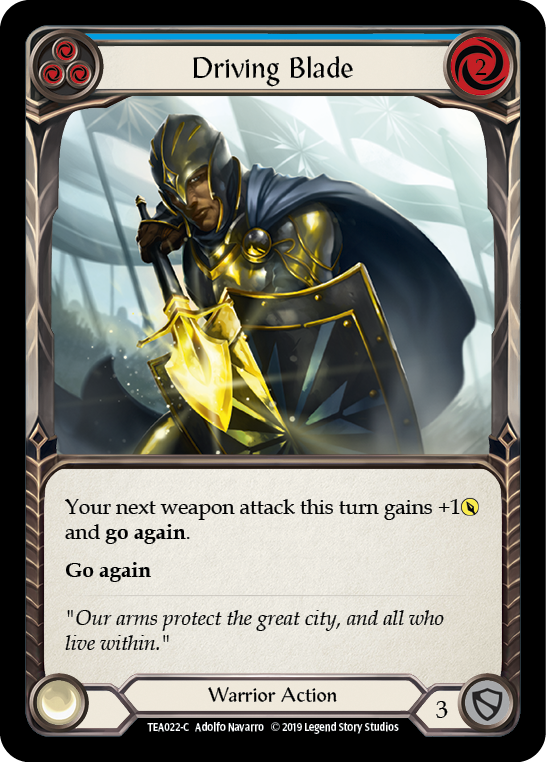 Driving Blade (Blue) [TEA022-C] Normal
