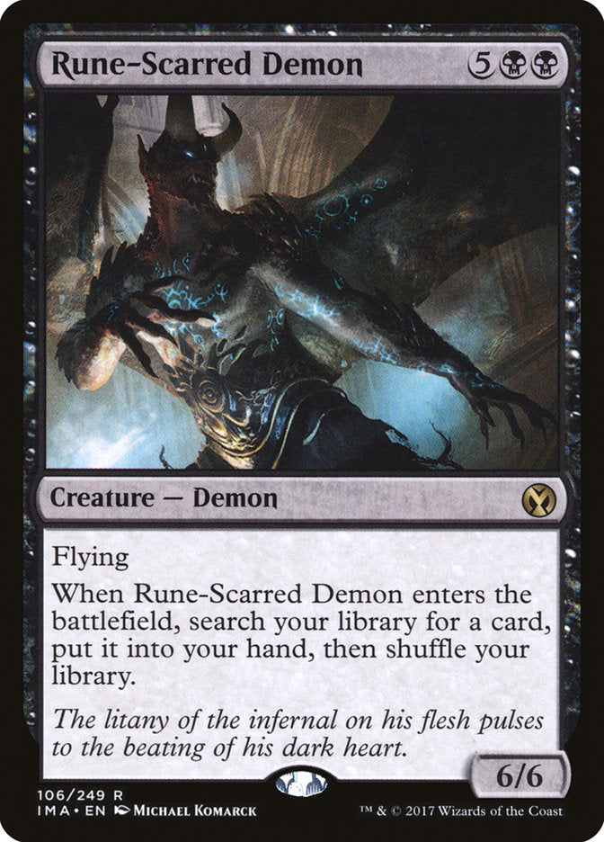 Rune-Scarred Demon [Iconic Masters]