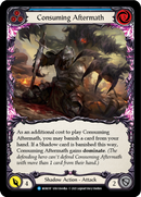 Consuming Aftermath (Blue) (Rainbow Foil) [MON197-RF] 1st Edition Rainbow Foil