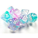 Mini-hedral 7-Die Set Nebula Wisteria/white - CHX 20545