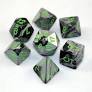 Mini-hedral 7-Die Set Gemini Black-Grey/green - CHX 20645