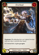 Overload (Blue) (Rainbow Foil) [MON277-RF] 1st Edition Rainbow Foil