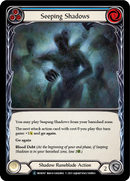 Seeping Shadows (Blue) (Rainbow Foil) [U-MON167-RF] Unlimited Rainbow Foil