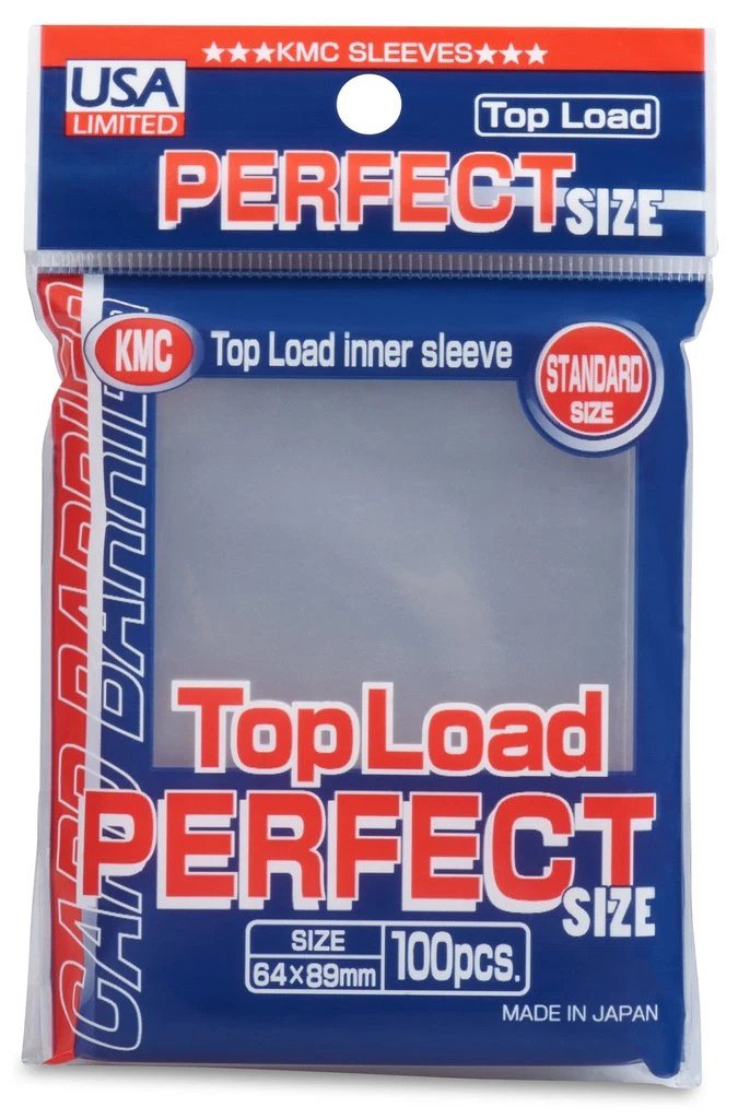 KMC Perfect Fit Sleeves - Full Size (89 x 64mm) - (100 ct)