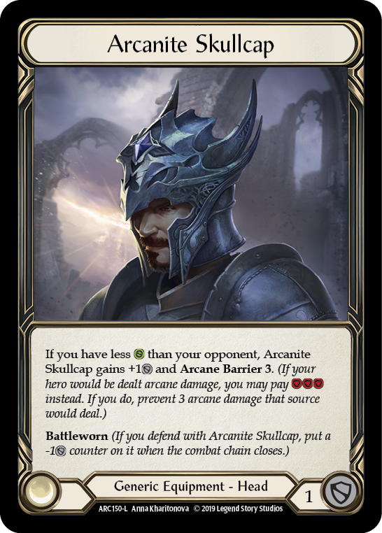 Arcanite Skullcap [ARC150-L] 1st Edition Cold Foil