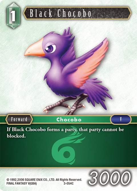 Black Chocobo - 3-054C