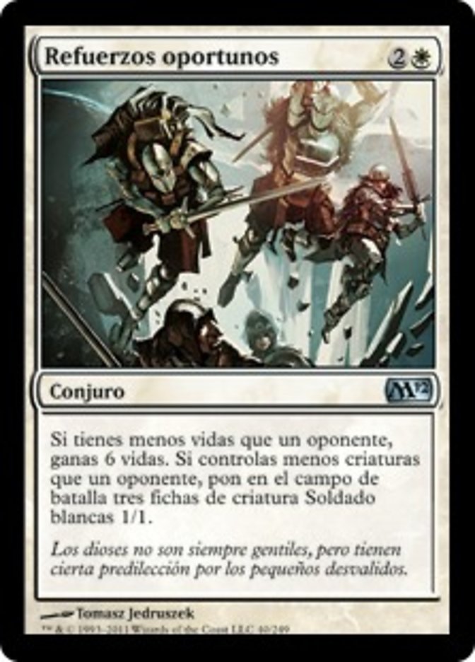 Timely Reinforcements [Magic 2012] (Spanish)