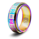 Gold coloured Dice Ring.