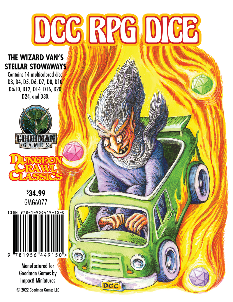 Dungeon Crawl Classics Dice: The Wizard Van's Stellar Stowaway
